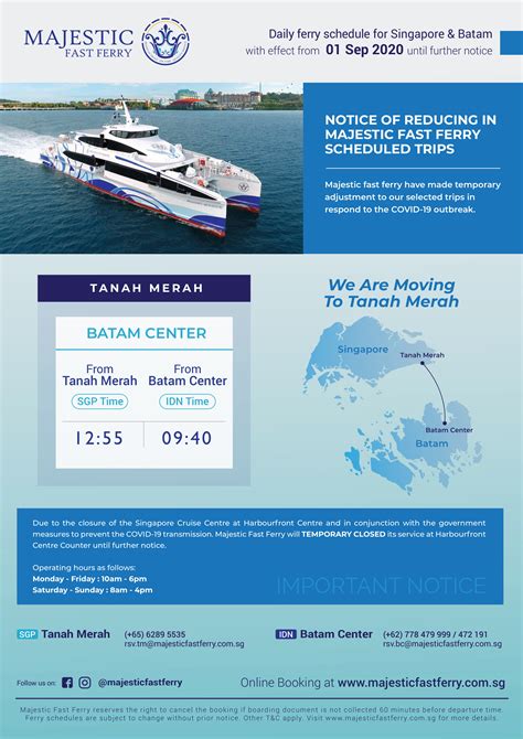 Batam fast ferry timing  All ferry prices can change from season to season